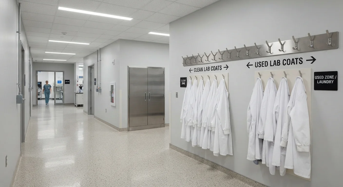 Lab Coat Storage 