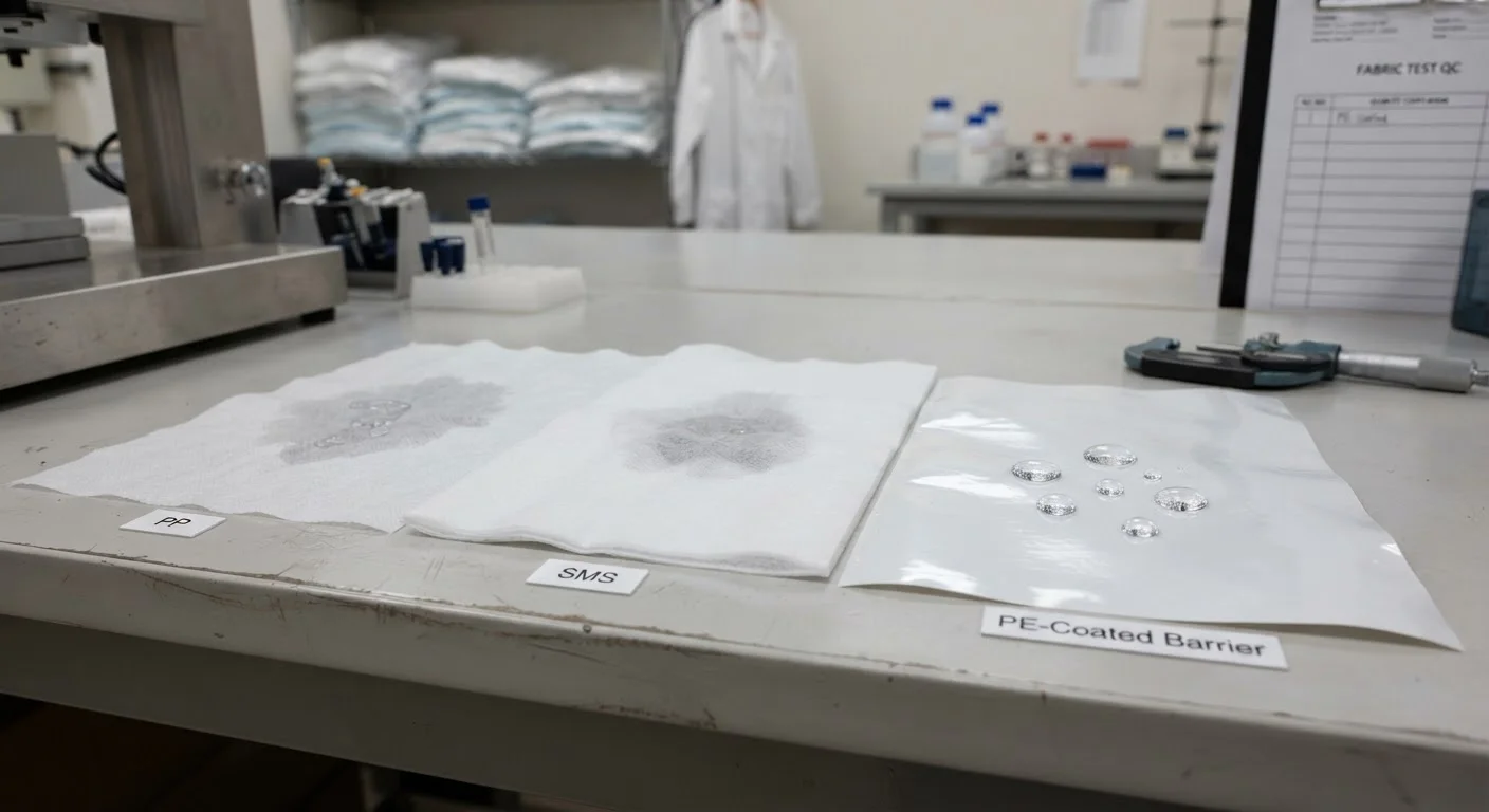 waterproof disposable lab coat