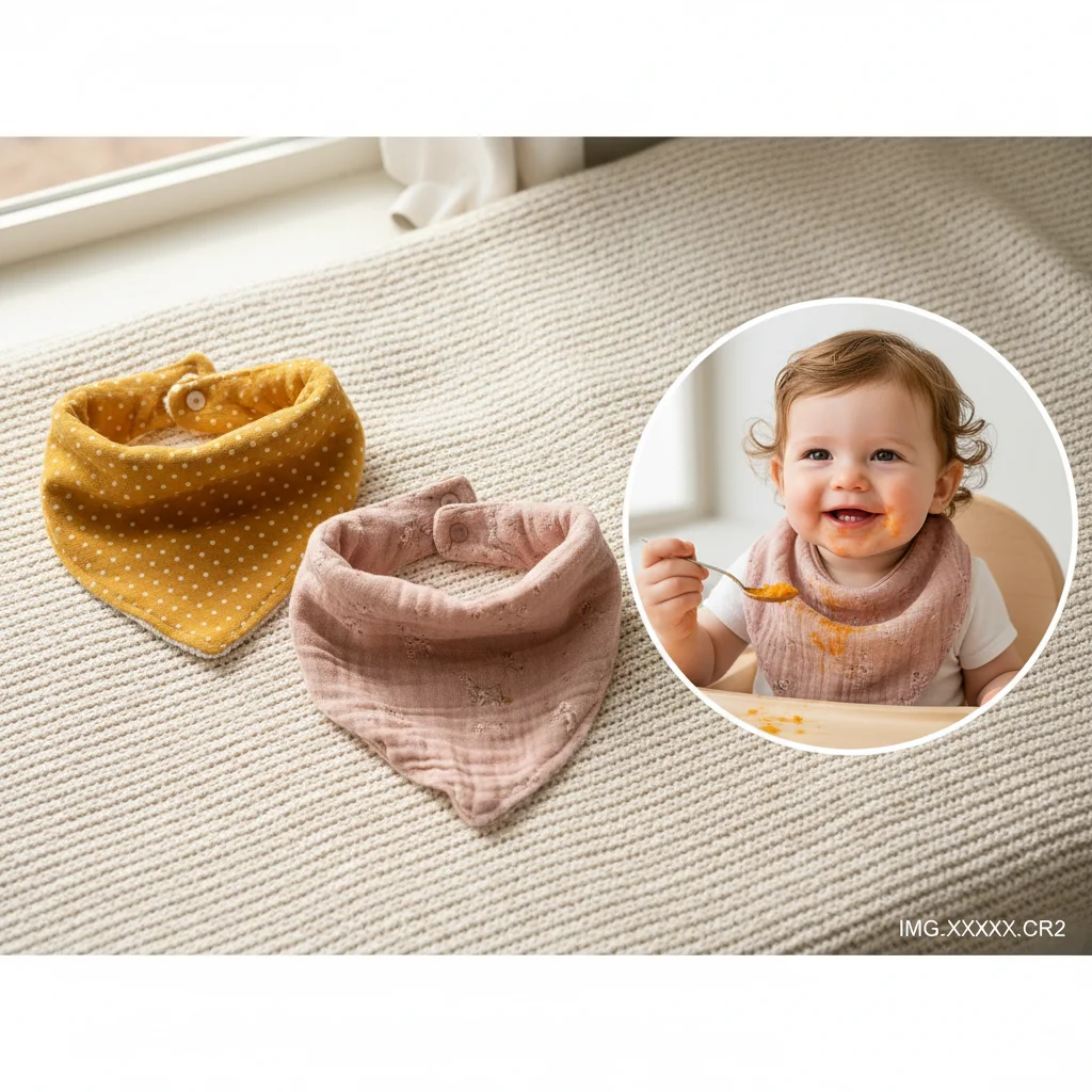 Cotton Vs Muslin Bandana Bibs