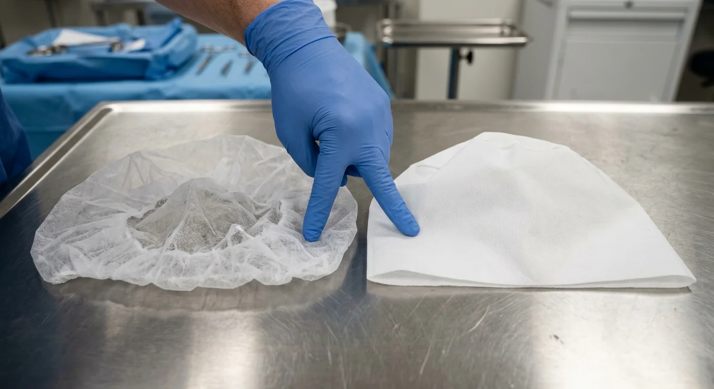 polypropylene surgical cap