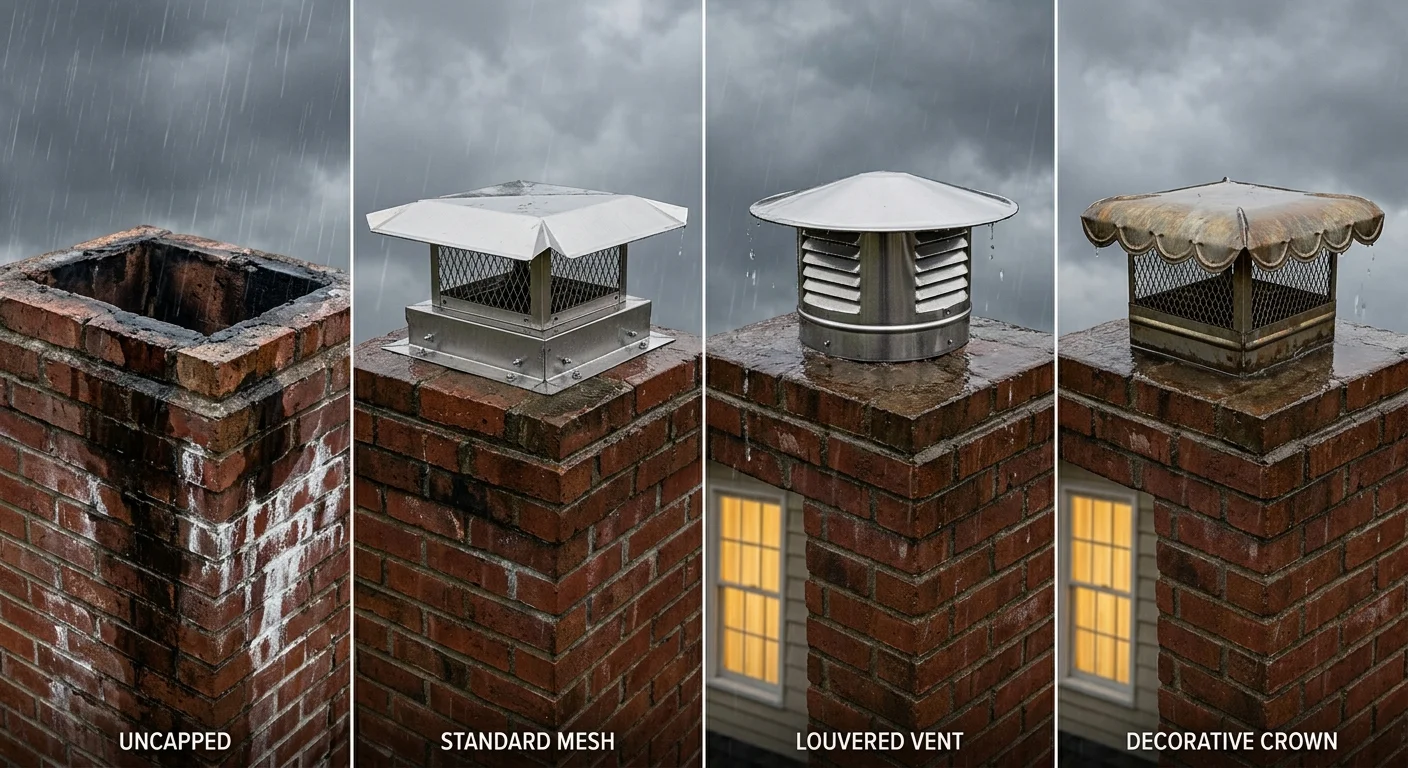 rain cap for fireplace​