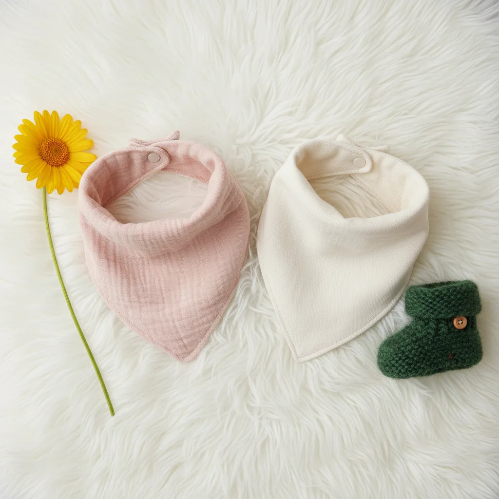Cotton Vs Muslin Bandana Bibs
