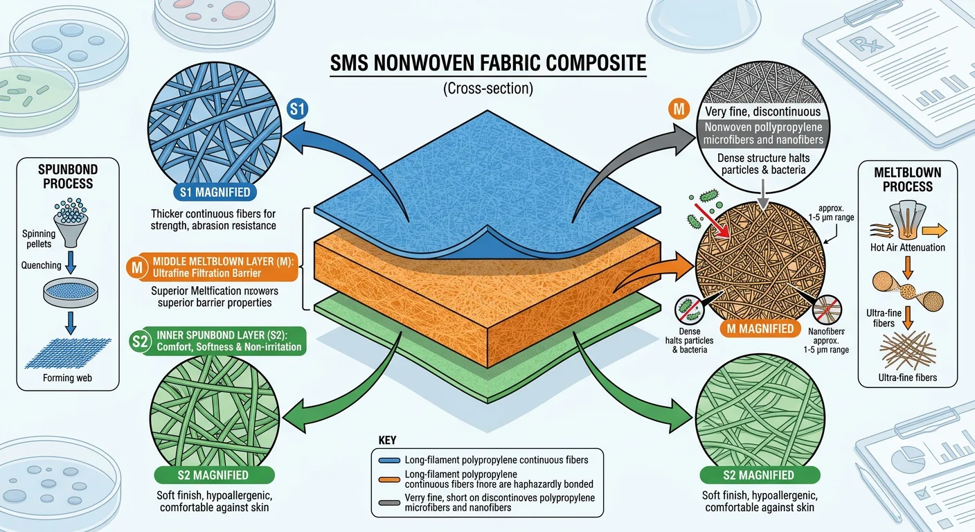 SMS Nonwoven