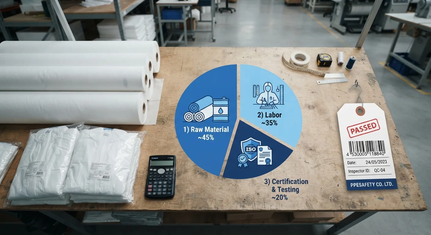 How Much Does It Cost To Manufacture Disposable Coveralls