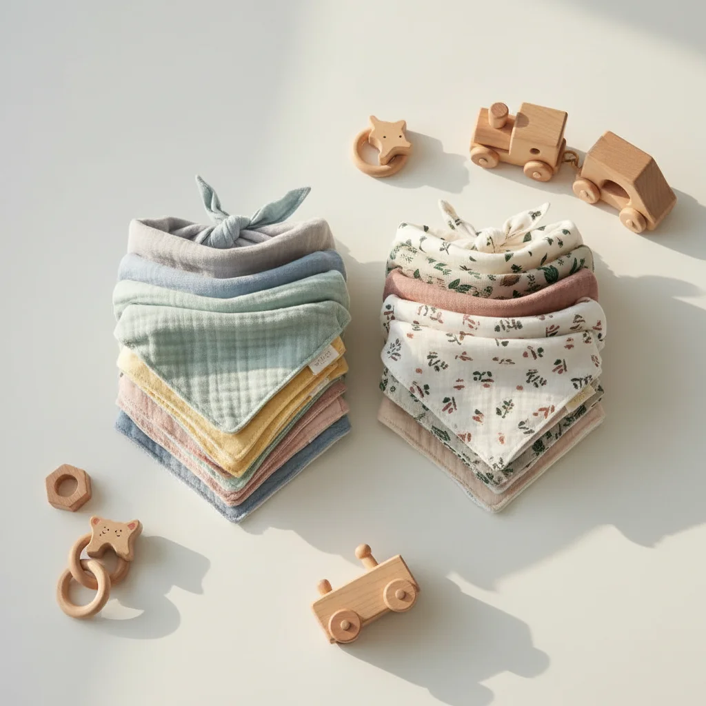 Cotton Vs Muslin Bandana Bibs