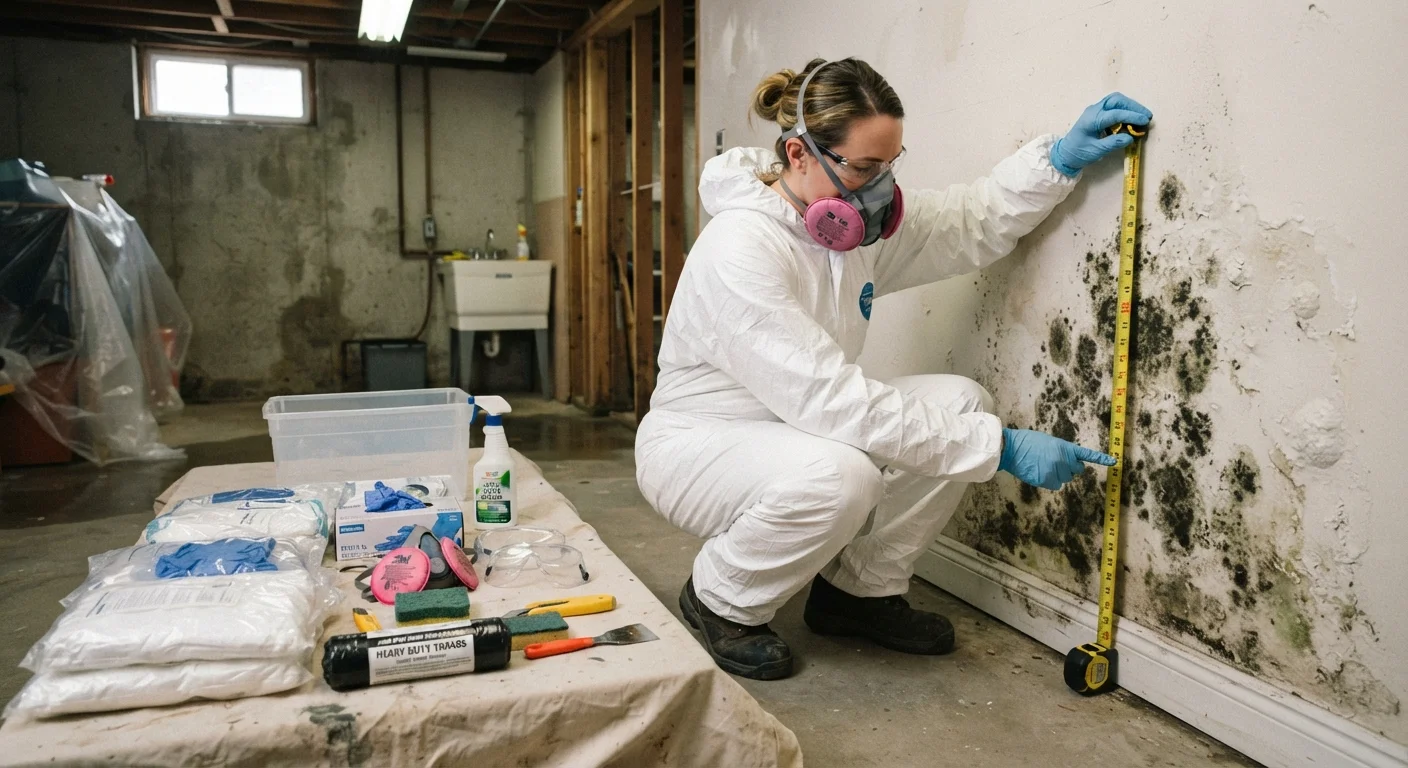 Disposable Coveralls for Mold Removal