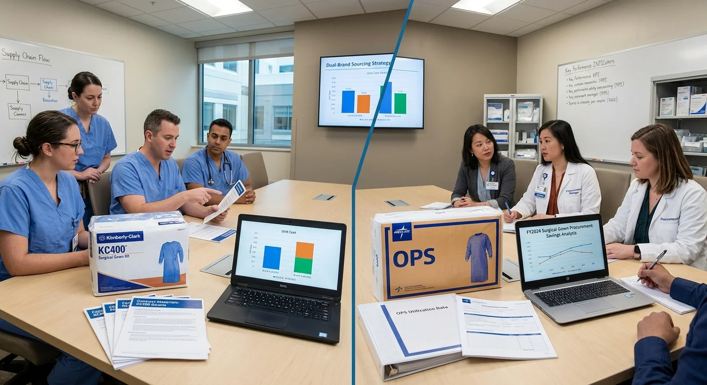 Kimberly Clark vs Medline Surgical Gowns