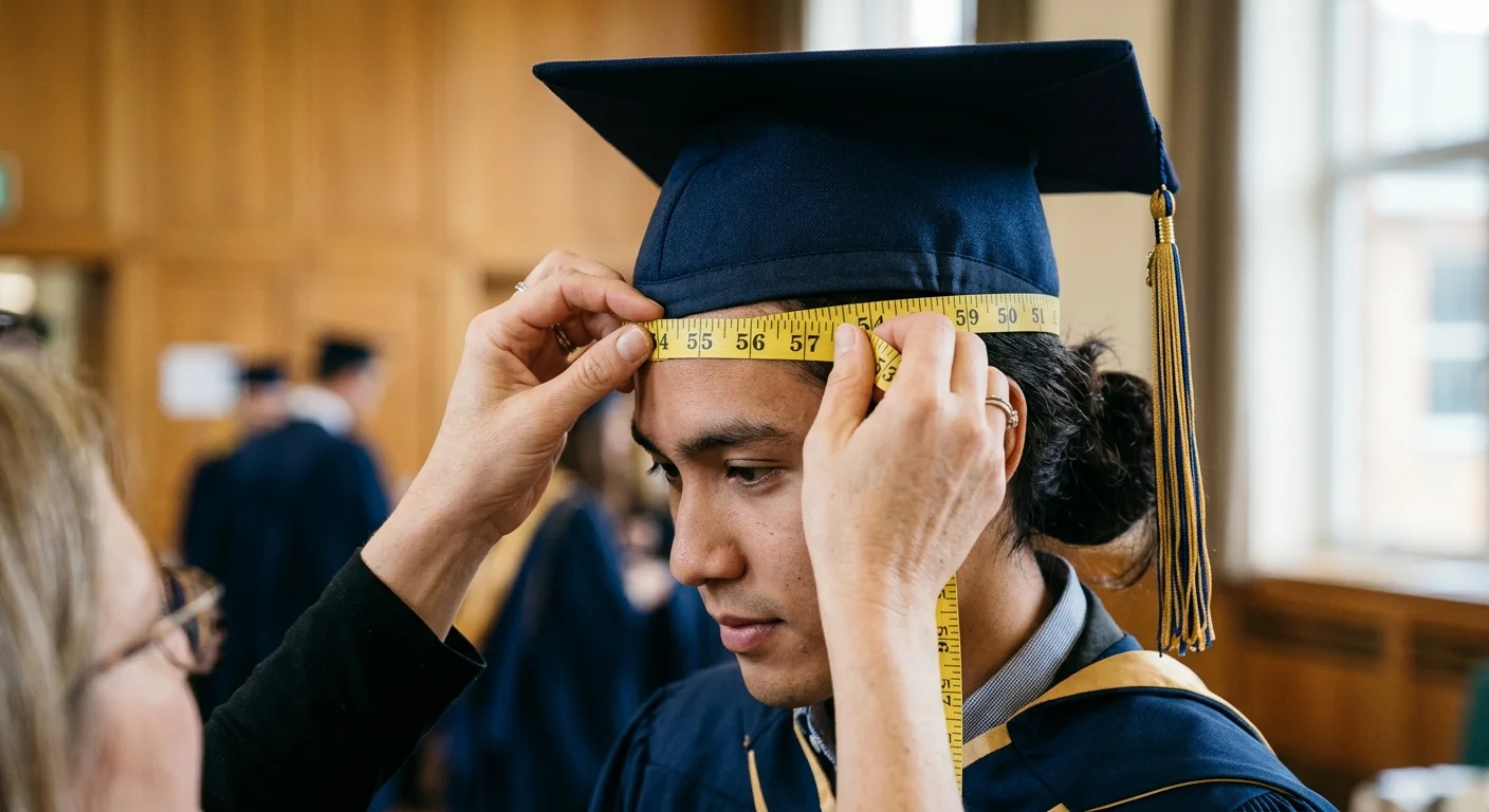 Graduation Cap size