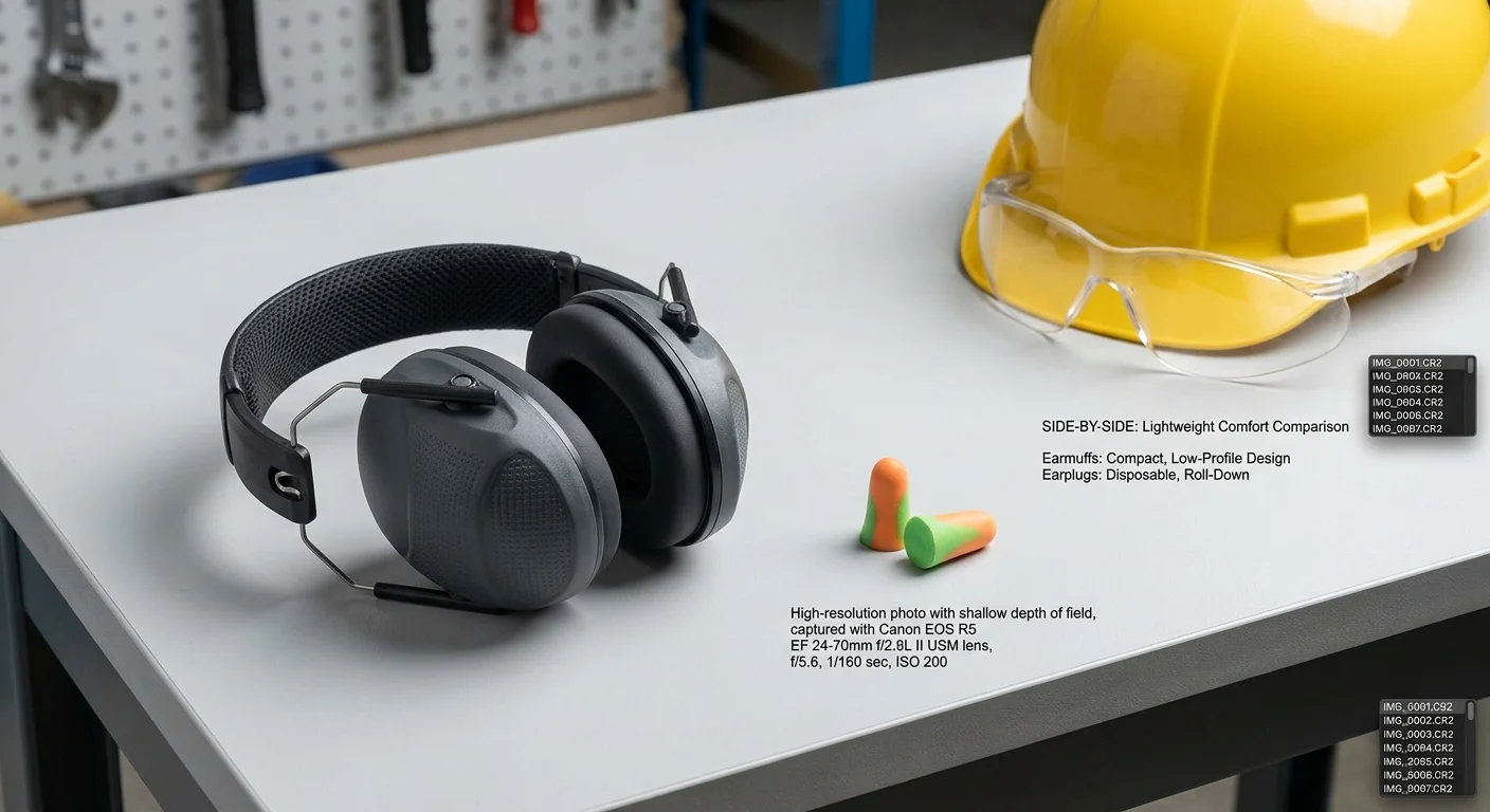 Earplugs vs Earmuffs