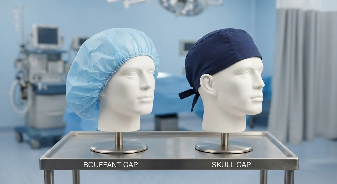 Bouffant Surgical Cap vs Skull Cap