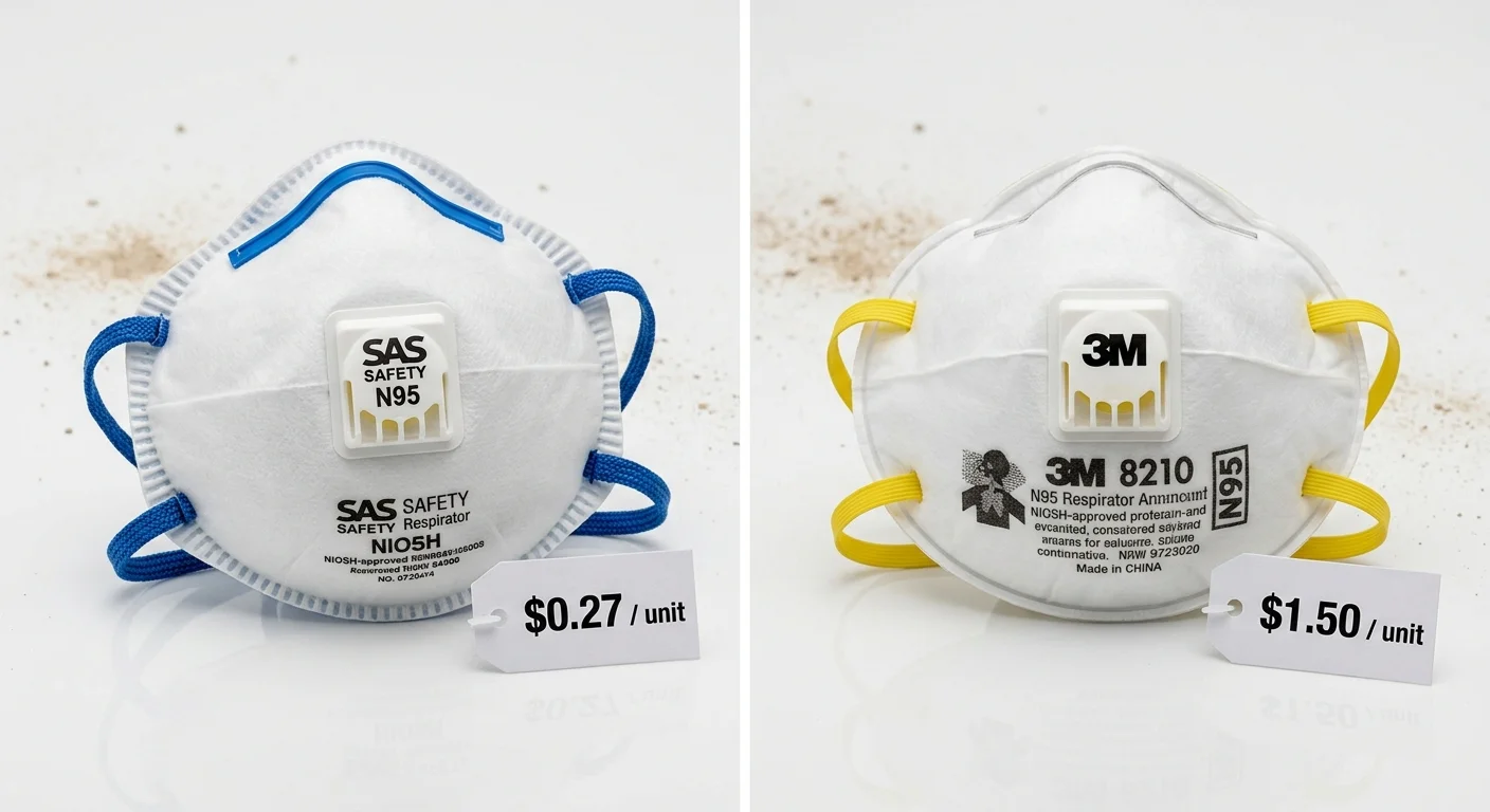 SAS Safety Mask vs. 3M 8210