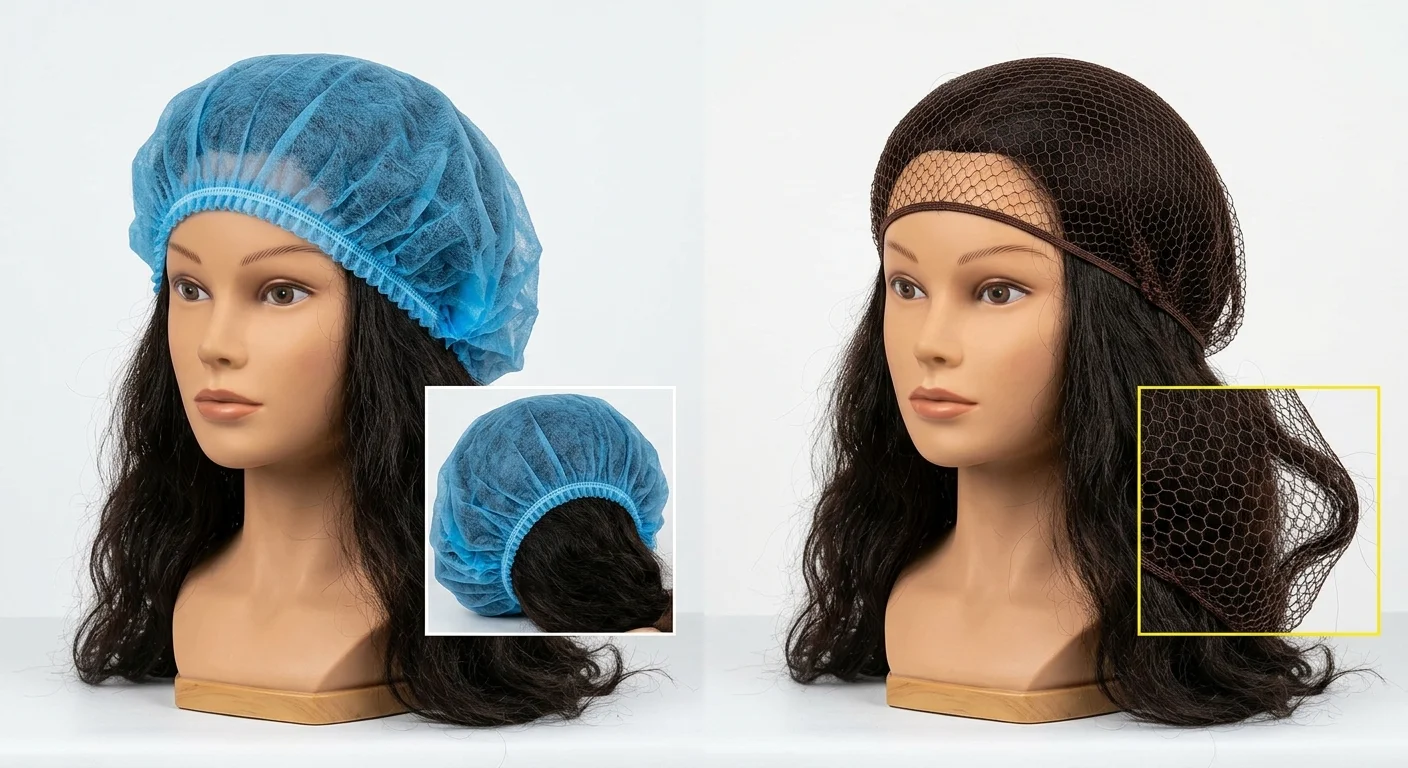 Bouffant Cap vs Hair Net