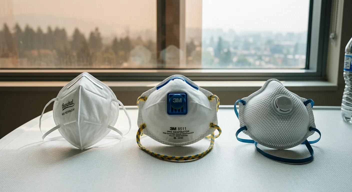 Benehal N95 vs 3M 8511 vs Moldex 2200