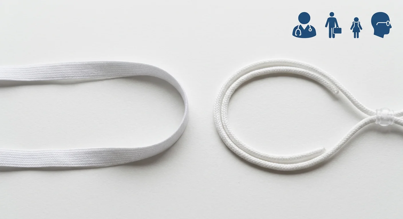 Flat Vs Round Face Mask Ear Loops