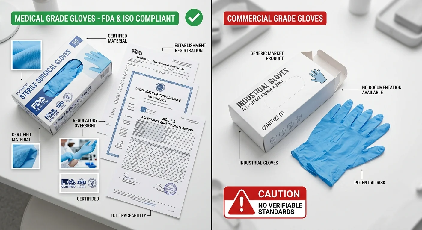 Medical Grade vs. Commercial Grade